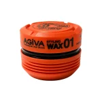 واکس مو آگیوا Agiva مدل Styling Wax شماره ۰۱ نارنجی با قدرت نگهدارندگی بالا حجم ۱۵۵ میلی‌لیتر