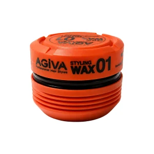 واکس مو آگیوا Agiva مدل Styling Wax شماره ۰۱ نارنجی با قدرت نگهدارندگی بالا حجم ۱۵۵ میلی‌لیتر