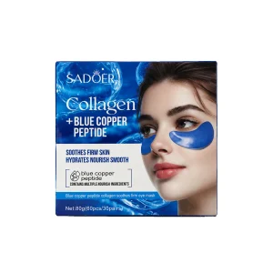 پچ زیر چشم سادور مدل Collagen + Blue Copper Peptide با وزن 80 گرم و 60 عدد