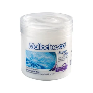 کرم حالت‌دهنده مو Mallochesca مدل Super Icier کاسه‌ای با قدرت نگهدارندگی بسیار بالا
