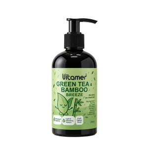 کرم آبرسان دست و صورت ویتامر مدل گرین تی اند بامبو بریز Green Tea and Bamboo Breeze حجم ۲۵۰ گرم