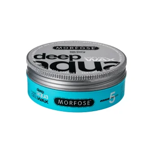موم ژل مو مورفوس Morfose مدل Deep Aqua Gel Wax شماره ۰۳ با کنترل قوی و جلوه طبیعی حجم ۱۷۵ میلی‌لیتر