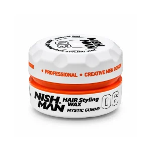 واکس مو نیشمن مدل 06 میستیک گامی (Nishman Hair Styling Wax 06 Mystic Gummy) قوطی ۱۵۰ میلیلیتر