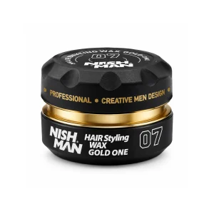واکس مو نیشمن مدل 07 Gold One در بستهبندی مشکی و طلایی با حجم 150 میلیلیتر